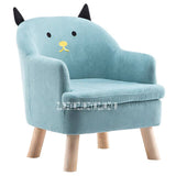 S203 Children Lazy Sofa Animal Cartoon Baby Sofa Detachable Kid Bean Bag Washable Reading Chair Children Furniture Wooden Frame