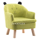 S203 Children Lazy Sofa Animal Cartoon Baby Sofa Detachable Kid Bean Bag Washable Reading Chair Children Furniture Wooden Frame