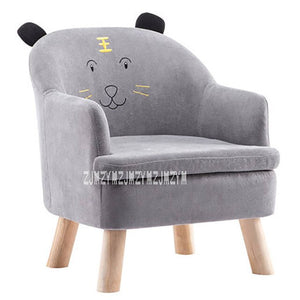 S203 Children Lazy Sofa Animal Cartoon Baby Sofa Detachable Kid Bean Bag Washable Reading Chair Children Furniture Wooden Frame