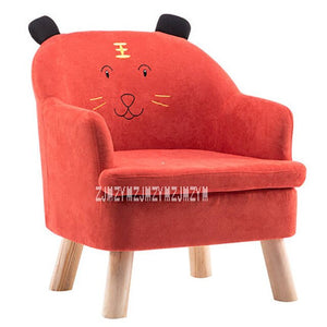 S203 Children Lazy Sofa Animal Cartoon Baby Sofa Detachable Kid Bean Bag Washable Reading Chair Children Furniture Wooden Frame