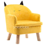 S203 Children Lazy Sofa Animal Cartoon Baby Sofa Detachable Kid Bean Bag Washable Reading Chair Children Furniture Wooden Frame