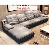 Living Room Sofa Combination Home Furniture Sofa Set L-Shape Sectional Couch Recliner Couch Frame B042 Modern Simple