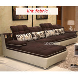 Living Room Sofa Combination Home Furniture Sofa Set L-Shape Sectional Couch Recliner Couch Frame B042 Modern Simple