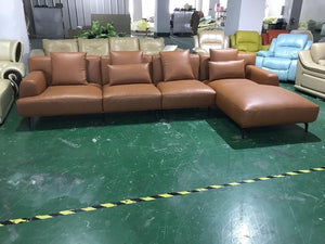 2019 YG furniture hot sale leather sofa L shape sofa corner sofa set living room furniture