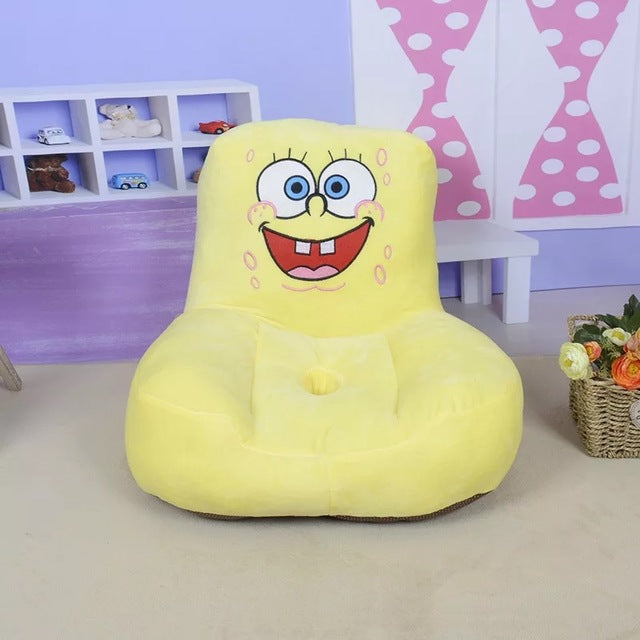 Mini Cartoon Home Sponge Children's Sofa Baby One Seat Chair Birthday Baby Furniture for Kids Gift Bean Bag