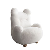 White Bear Cute Plush Single Person Little  Children Sofa Soft Comfortable Kids Sofa Bean Bag Zitzak Nordic Baby Furniture