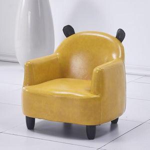 Leather Cute sofa single kid's chair reading Mini cartoon furniture chair for kids Christmas Gift sofa para baby furniture