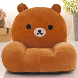 Cartoon sofa removable and washable seat kids chair children's day gift plush toys kids sofa chair for kids baby furniture