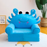 Cartoon sofa removable and washable seat kids chair children's day gift plush toys kids sofa chair for kids baby furniture