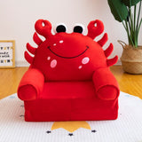 Cartoon sofa removable and washable seat kids chair children's day gift plush toys kids sofa chair for kids baby furniture