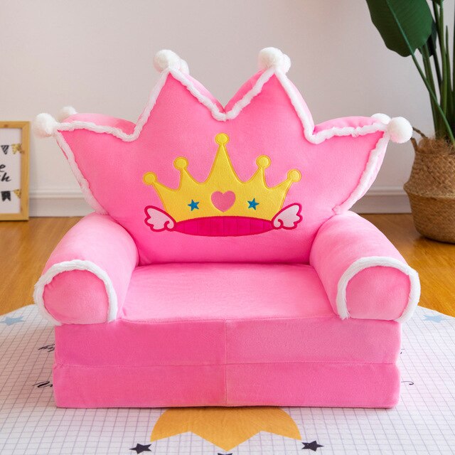 Cartoon sofa removable and washable seat kids chair children's day gift plush toys kids sofa chair for kids baby furniture