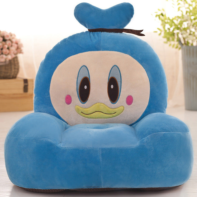 Cartoon sofa removable and washable seat kids chair children's day gift plush toys kids sofa chair for kids baby furniture