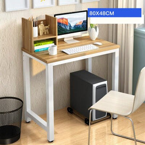 Simple Modern Office Desk Portable Computer Desk Home Office Furniture Study Writing Table Desktop Laptop Table