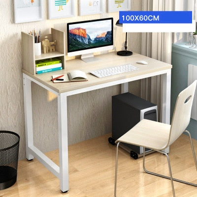 Simple Modern Office Desk Portable Computer Desk Home Office Furniture Study Writing Table Desktop Laptop Table