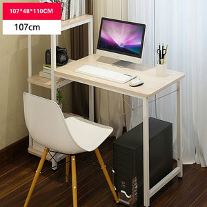 Multifunction simple desktop home computer desk with bookcase office desk children writing learning desk