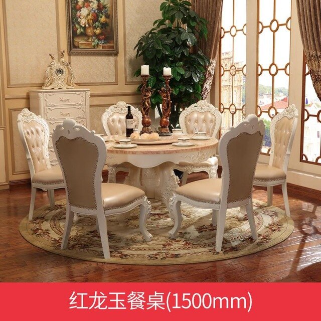 Classic Royal Solid Wood Hand Carved tables Dining room furniture dinning tables