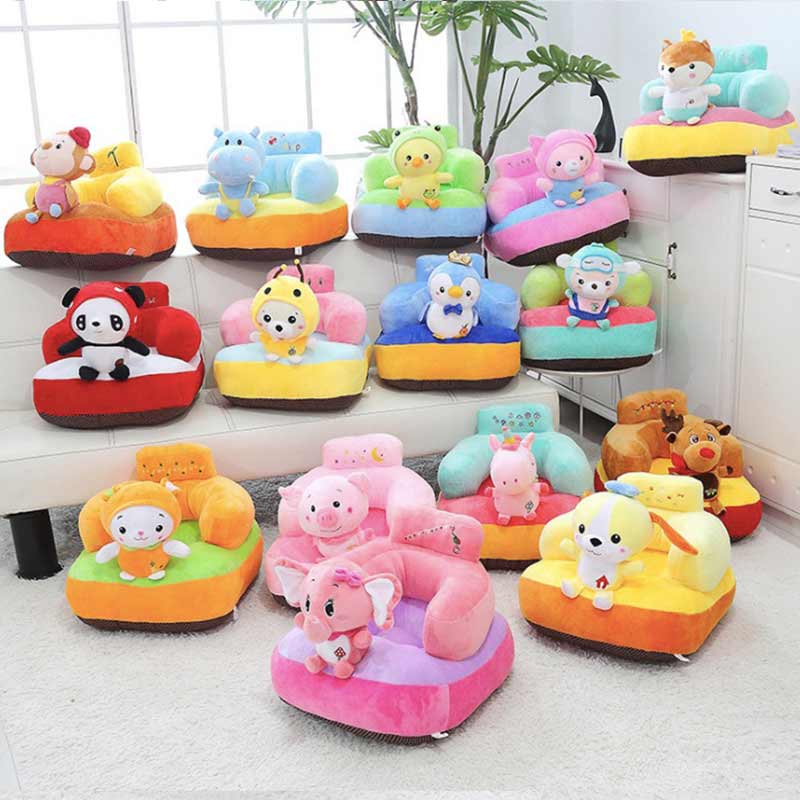 W12 Kids Chair Cotton  Baby Sofa Feeding Seat Support Children's Furniture