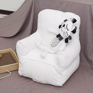 INS Baby Children's Single Sofa Mini Sofa Chair Kindergarten Sofa Child Furniture Cute Bean Bag  Kid Chair  Sponge  One Seat